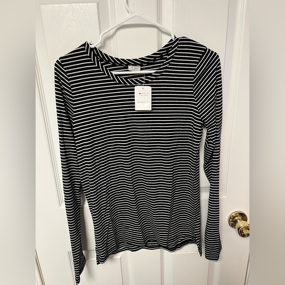 New striped long sleeve shirt